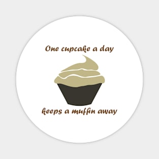 Chocolate Cupcake Magnet